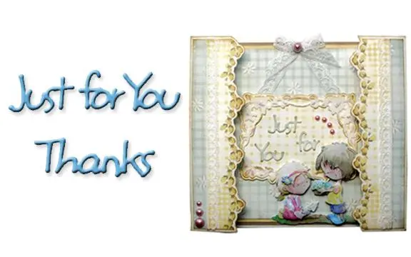 Marianne Design: Creatables Dies - Just For You/Thanks 1