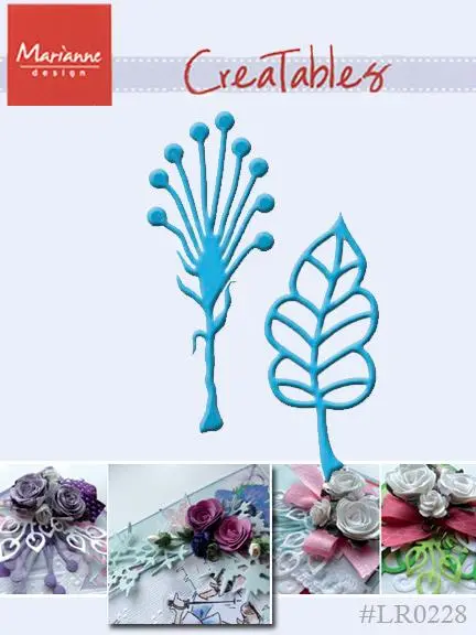 Marianne Design: Creatables Dies - Anja Leaves 3 (Set Of 2) 1