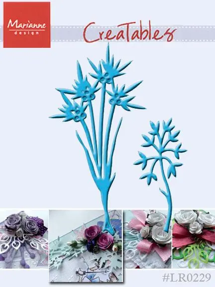 Marianne Design: Creatables Dies - Anja Leaves 4 (Set Of 2) 1