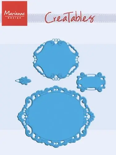 Marianne Design: Creatables Dies - Large Oval Set Of 4 By Petra 1