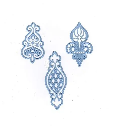 Marianne Design: Creatables Dies - Anja's 3 Ornaments 1
