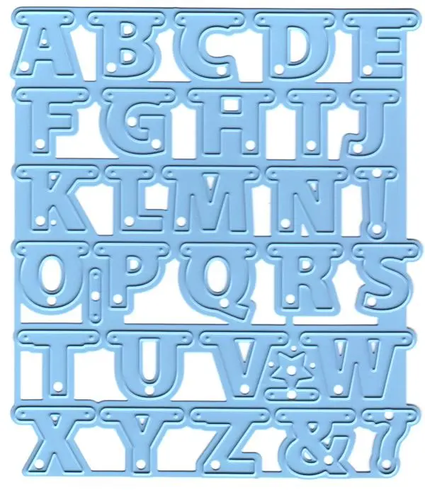 Marianne Design: Creatables Dies - Alphabet Garland 1