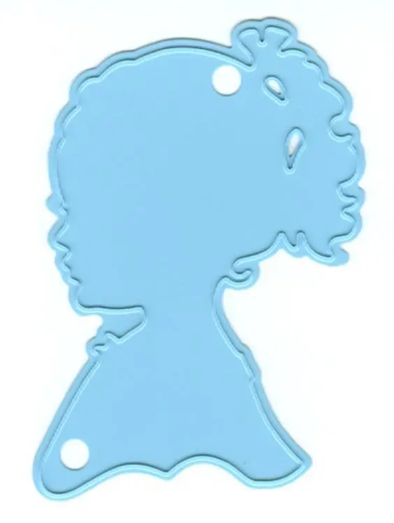 Marianne Design: Creatables Dies - Silhouette Girl With Ponytail 1