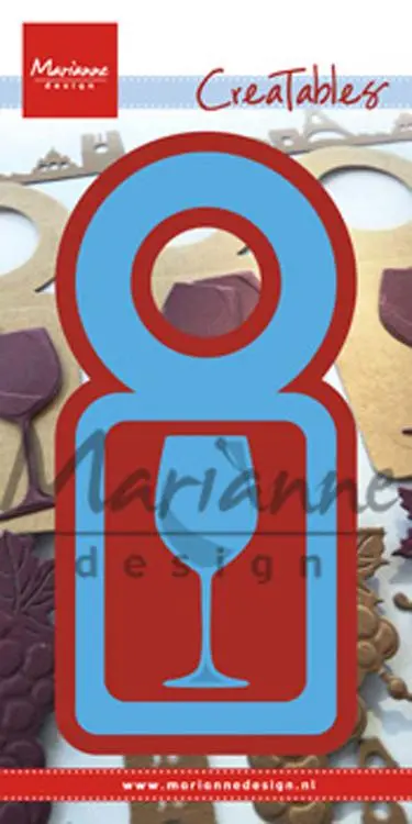 Marianne Design: Creatables Dies - Bottle Label 1