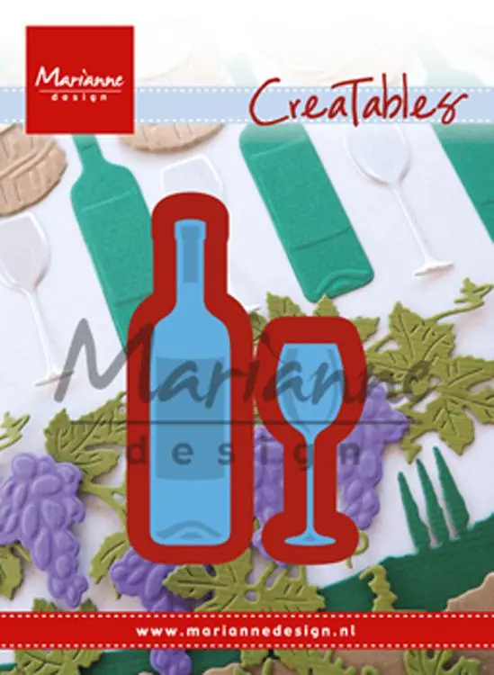 Marianne Design Horizon: Bottle And Glass 1