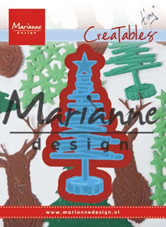 Marianne Design Creatables Tiny's Christmas Tree Wood 1