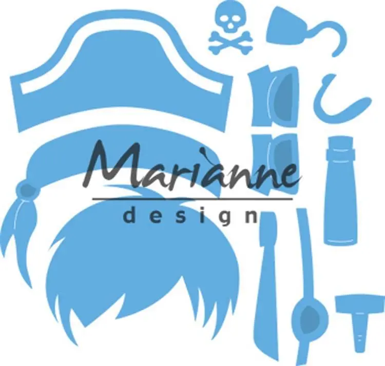 Marianne Design Creatables Kim's Buddies Pirate 1