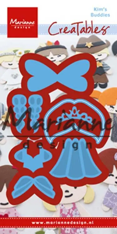 Marianne Design Creatables Kim's Buddies Princess 1