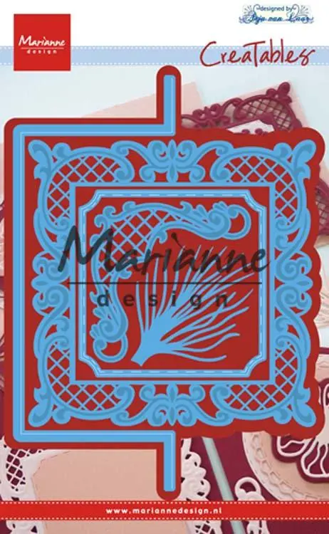 Marianne Design Creatables Anja's Vertical Folding Die (Square) 1