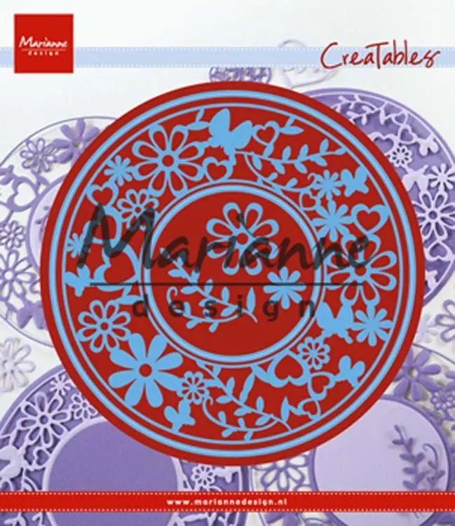 Marianne Design Creatables Flower Frame Round 1