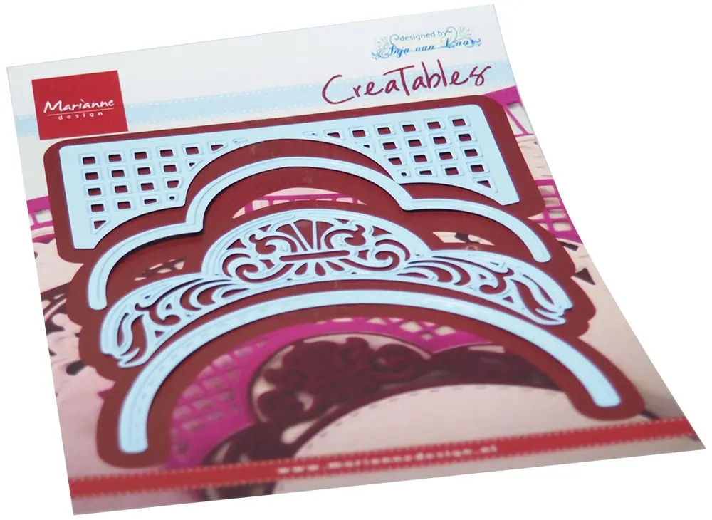 Marianne Design Creatables Die - Anja's Slimline Top Corner 1