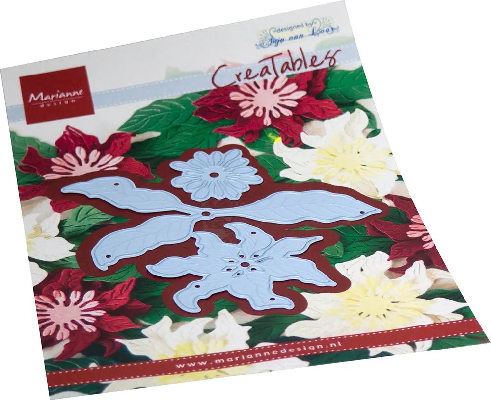 Marianne Design Creatables Die - Anja's Poinsettia 1