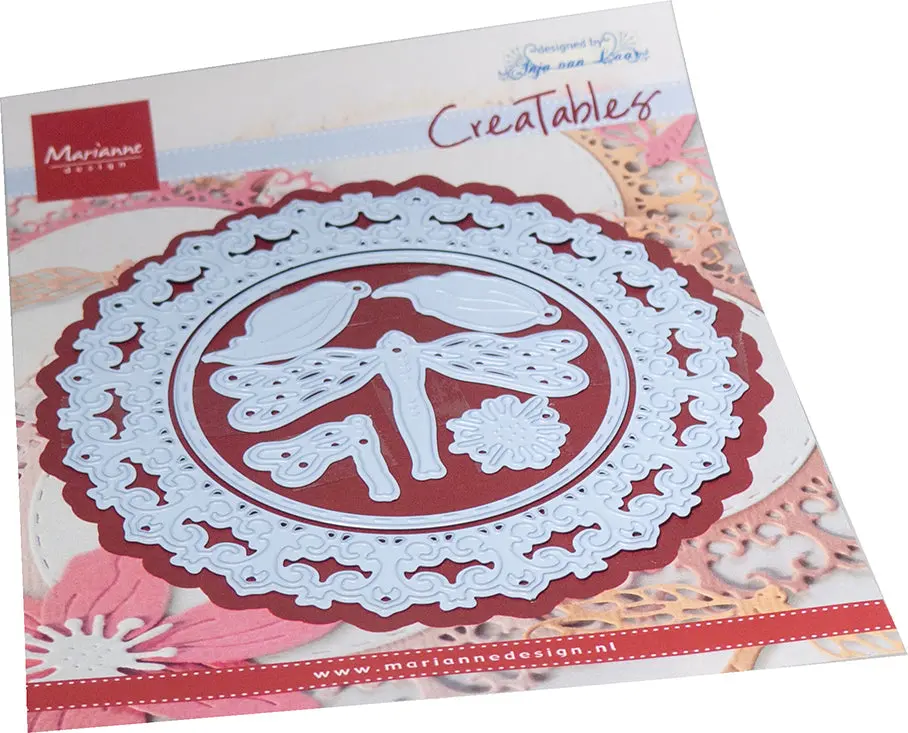 Marianne Design Creatables Die - Anja's Dragonfly Circle 1