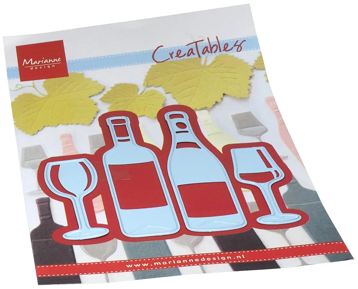 Marianne Design Creatables Die - Wine Tasting 1