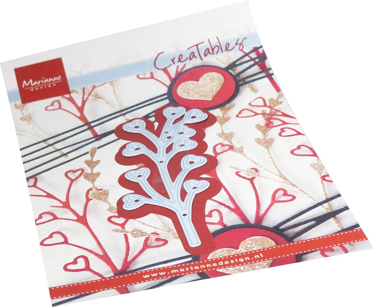 Marianne Design Creatables Die - Open Heart Sprig 1