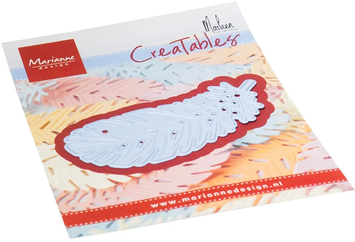 Marianne Design Creatables Die - Feather By Marleen 1