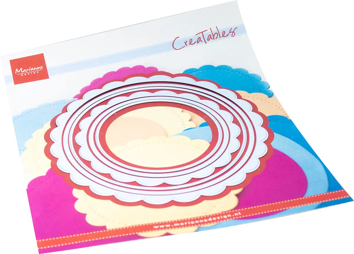 Marianne Design Creatables Die - Scalloped Circles 1