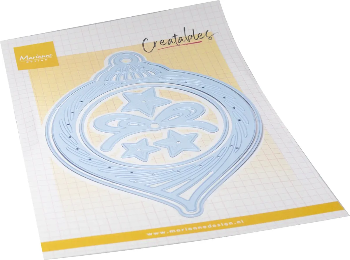 Marianne Design Creatables Die - Open Christmas Bauble 1