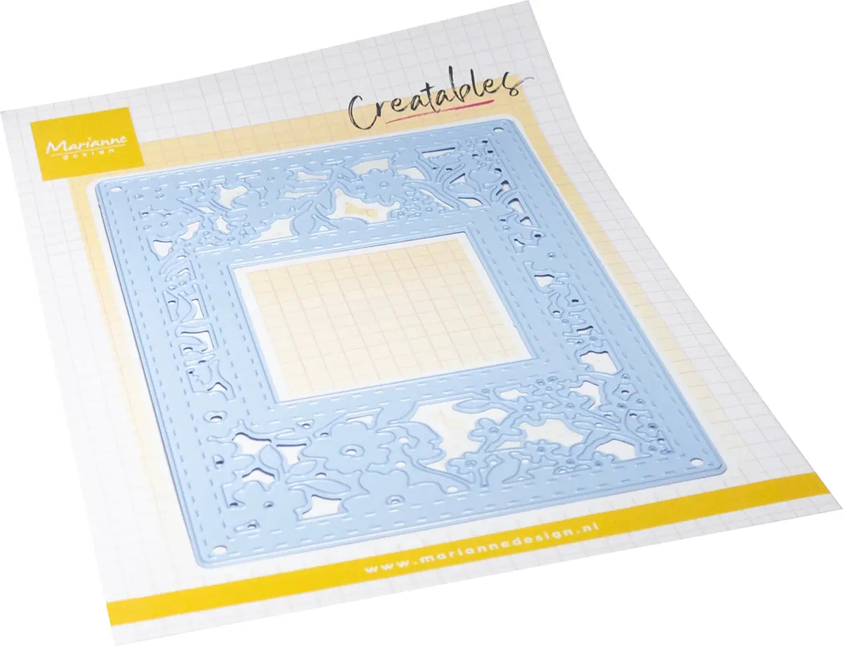 Marianne Design Creatables Die - Rectangle Flowers 1