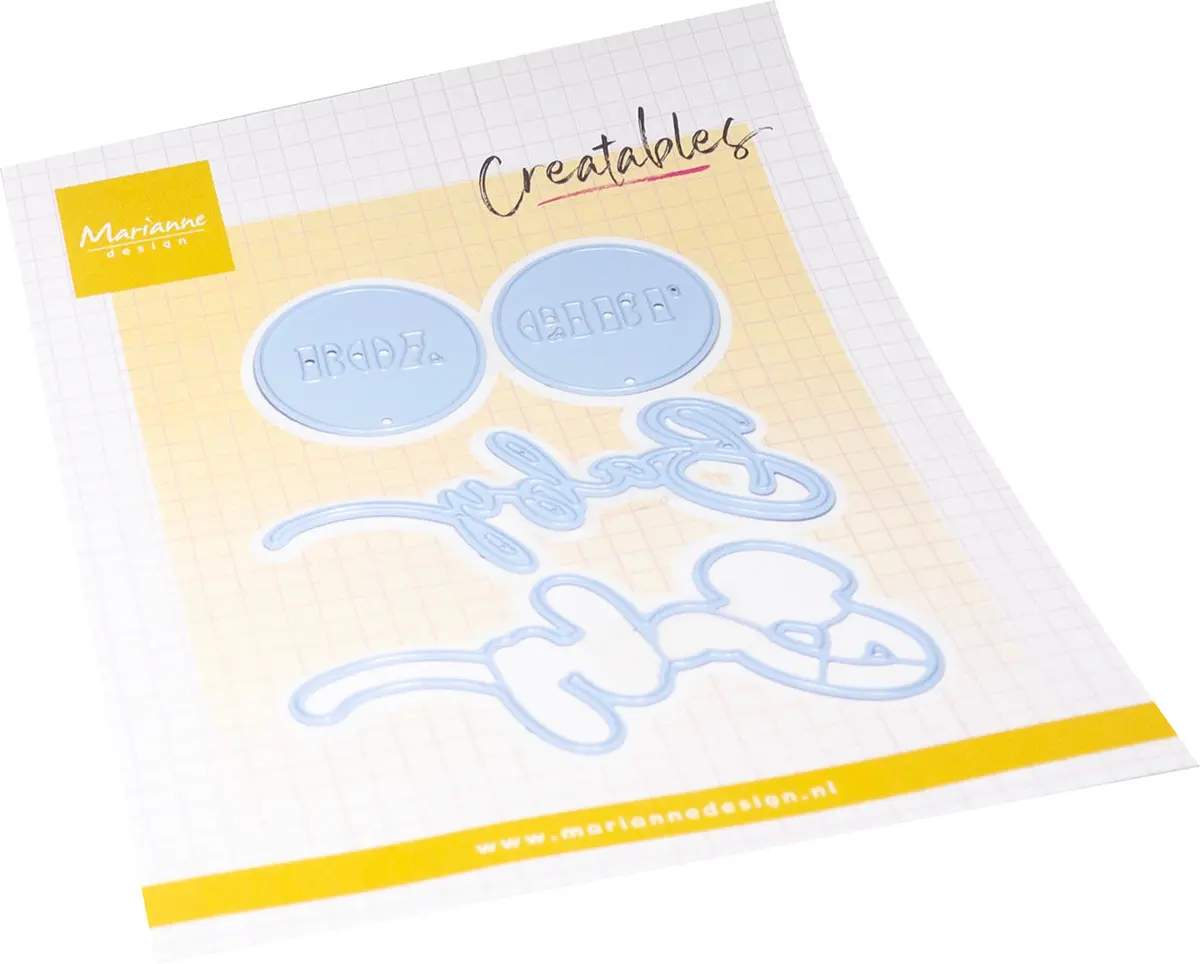 Marianne Design Creatables Die - Baby Boy & Girl Text 1