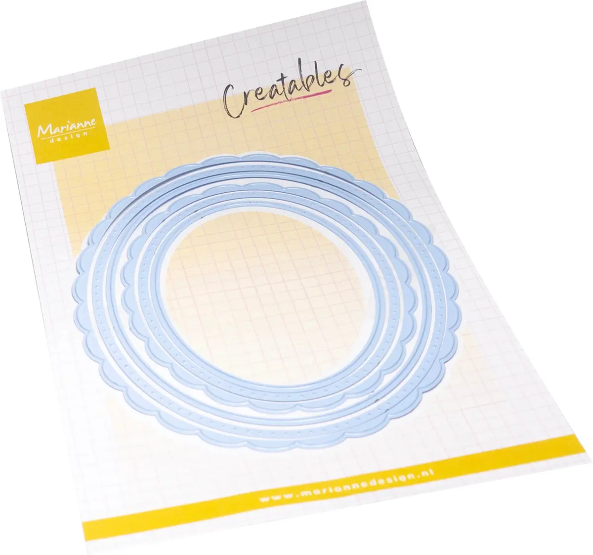 Marianne Design Creatables Die - Scalloped Oval 1