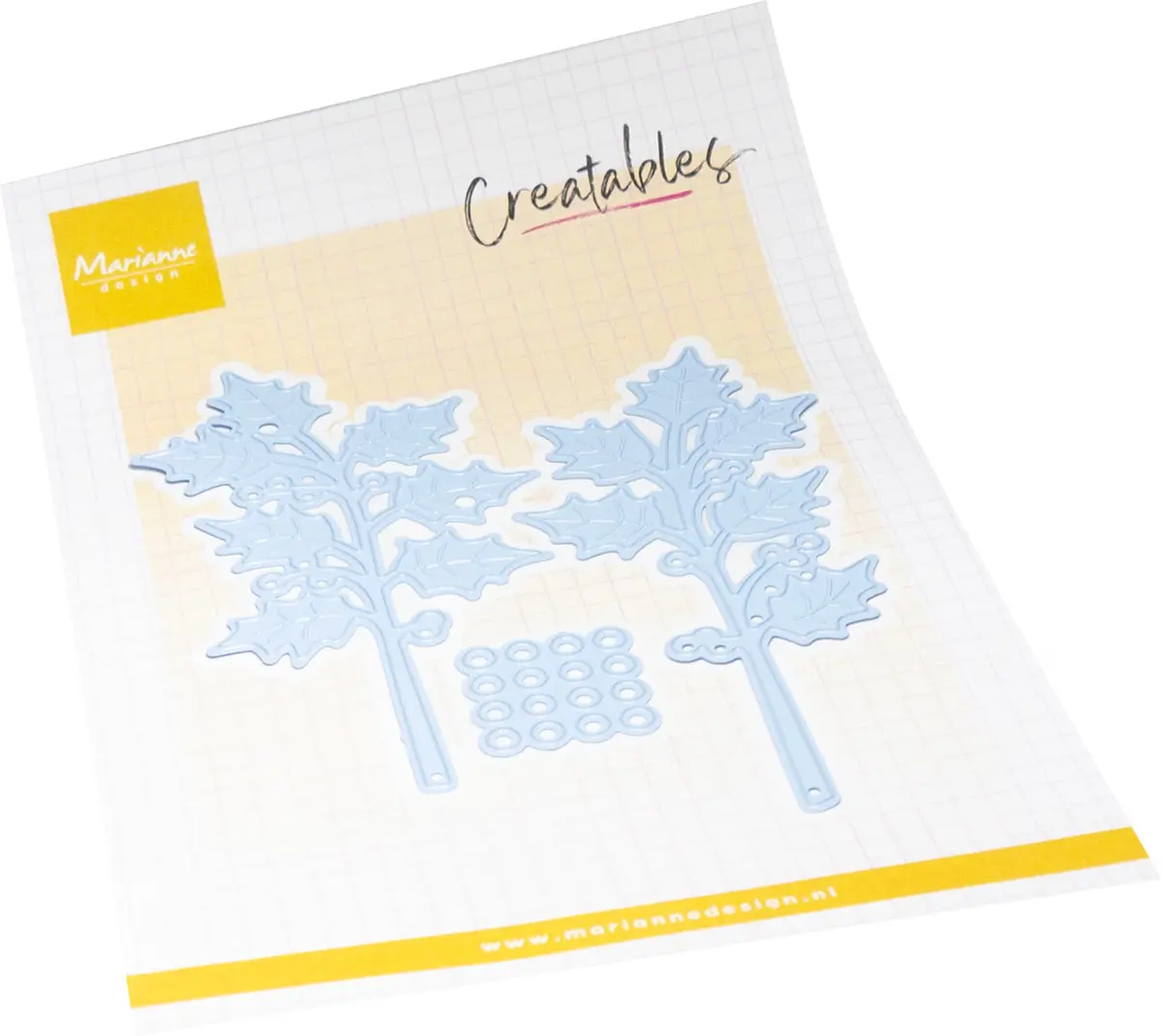 Marianne Design Creatables Die - Holly Sprigs 1