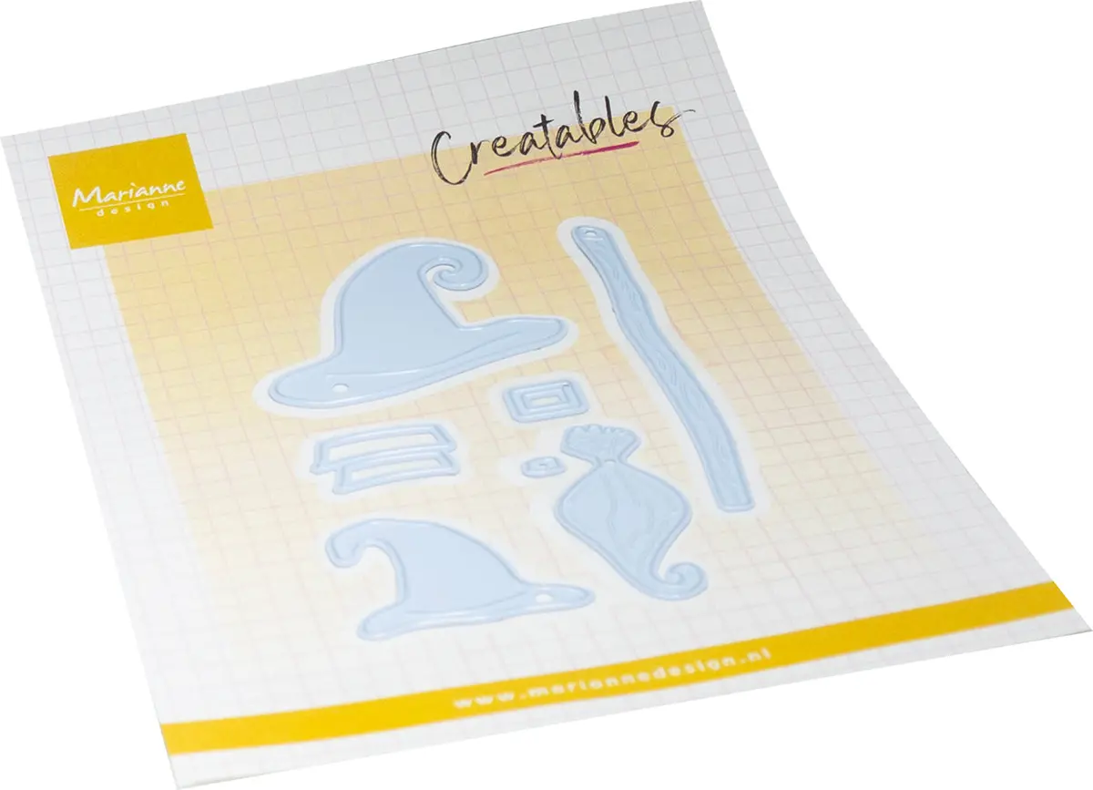 Marianne Design Creatables Die - Witch Hats & Broomstick 1