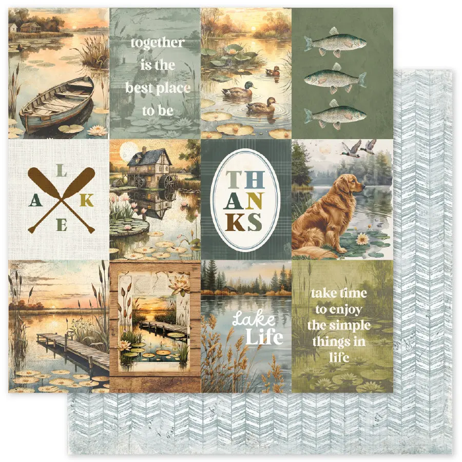 Lakeside Memories A 12 X 12 Paper (12 Pc Bulk Pack) 34695 1