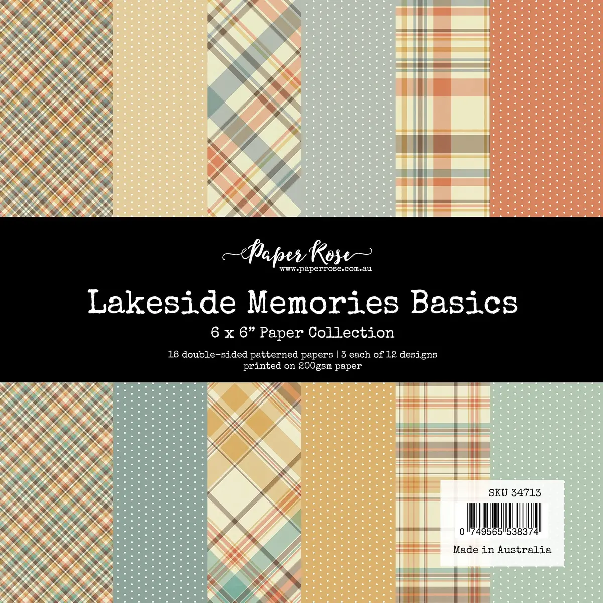 Lakeside Memories Basics 6X6 Paper Collection 34713 1