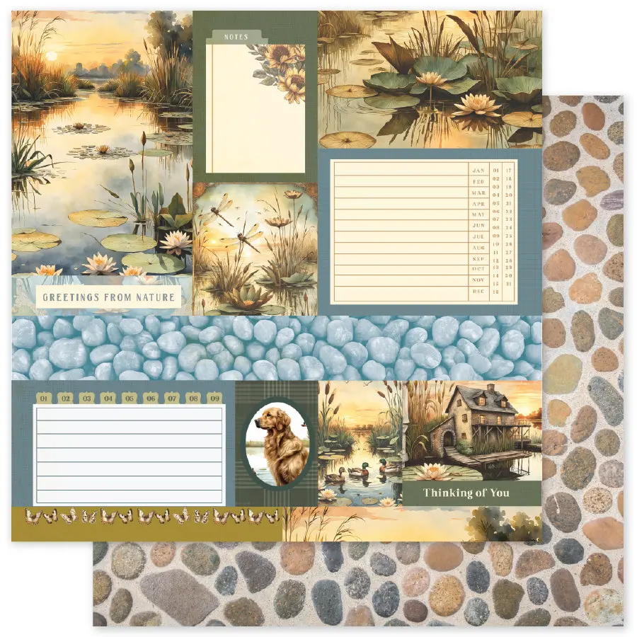 Lakeside Memories D 12 X 12 Paper (12 Pc Bulk Pack) 34704 1
