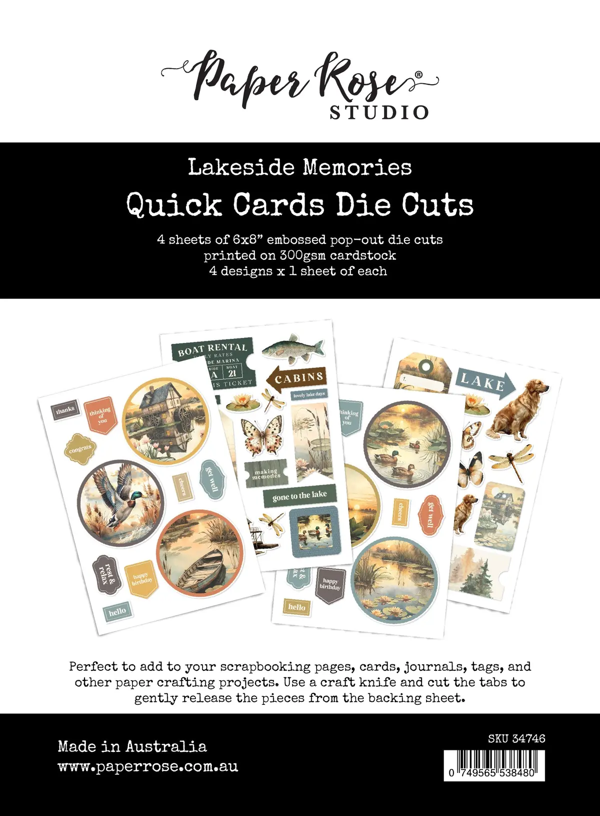 Lakeside Memories Quick Card Die Cuts 34746 1