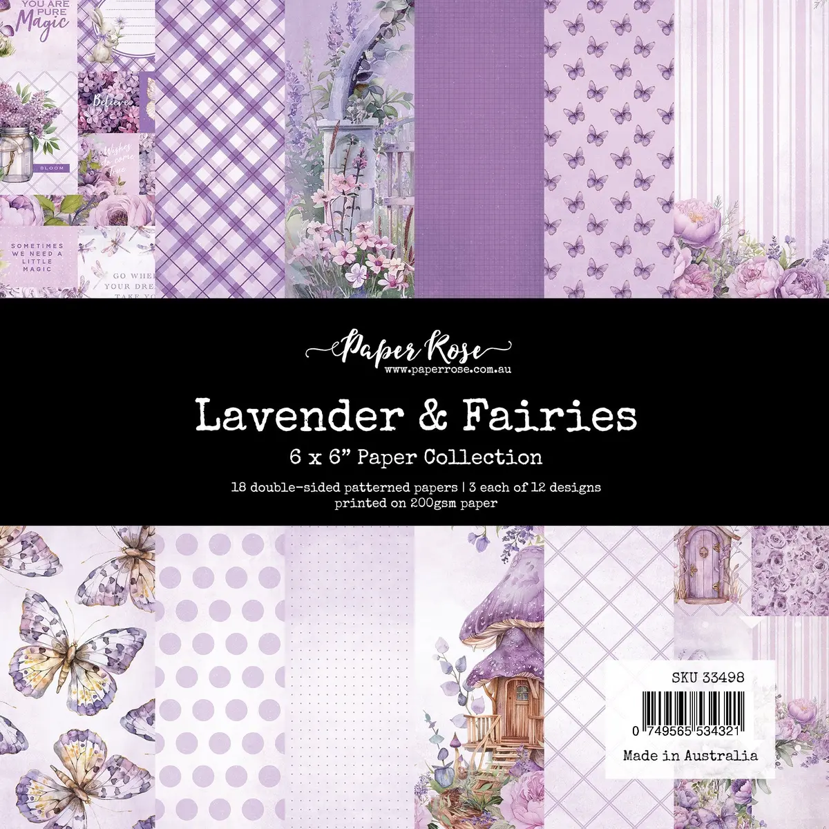Lavender & Fairies 6X6 Paper Collection 33498 1