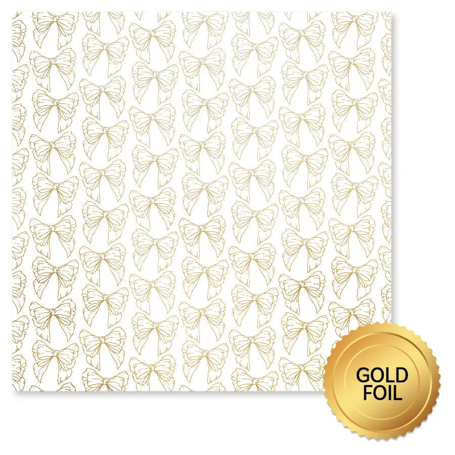 Lavender & Roses Gold Foil E 12X12 Paper (6Pc Bulk Pack) 32235 1
