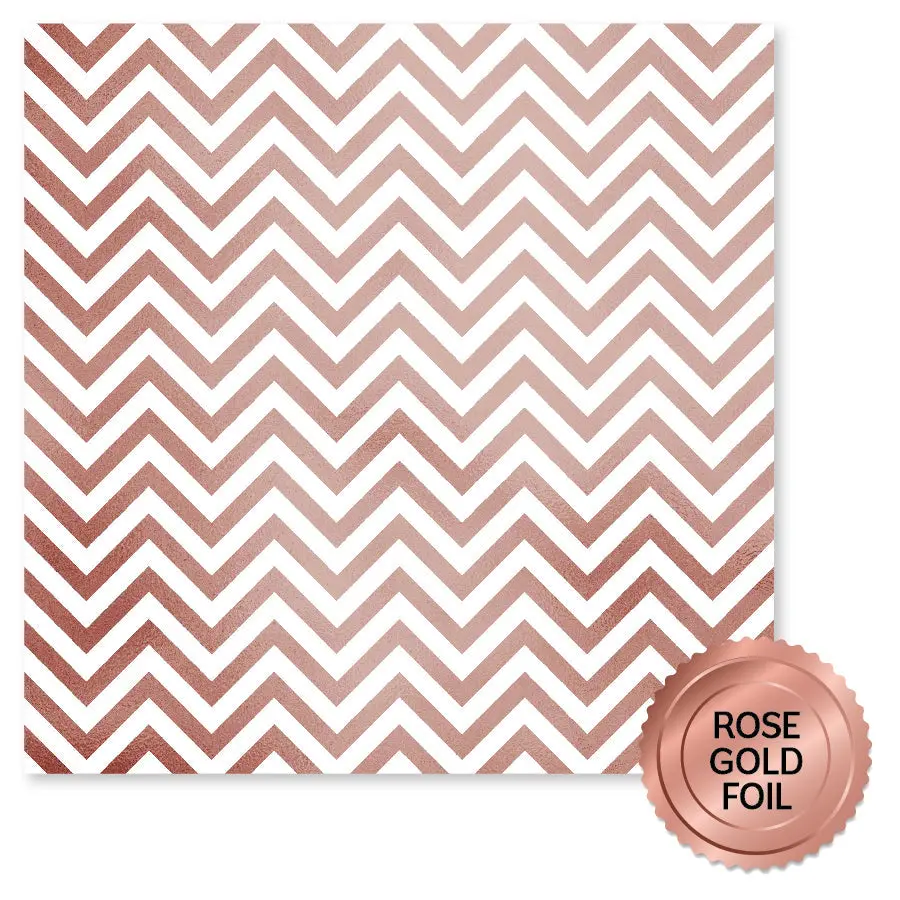 Lavender & Roses Rose Gold Foil F 12X12 Paper (6Pc Bulk Pack) 32214 1