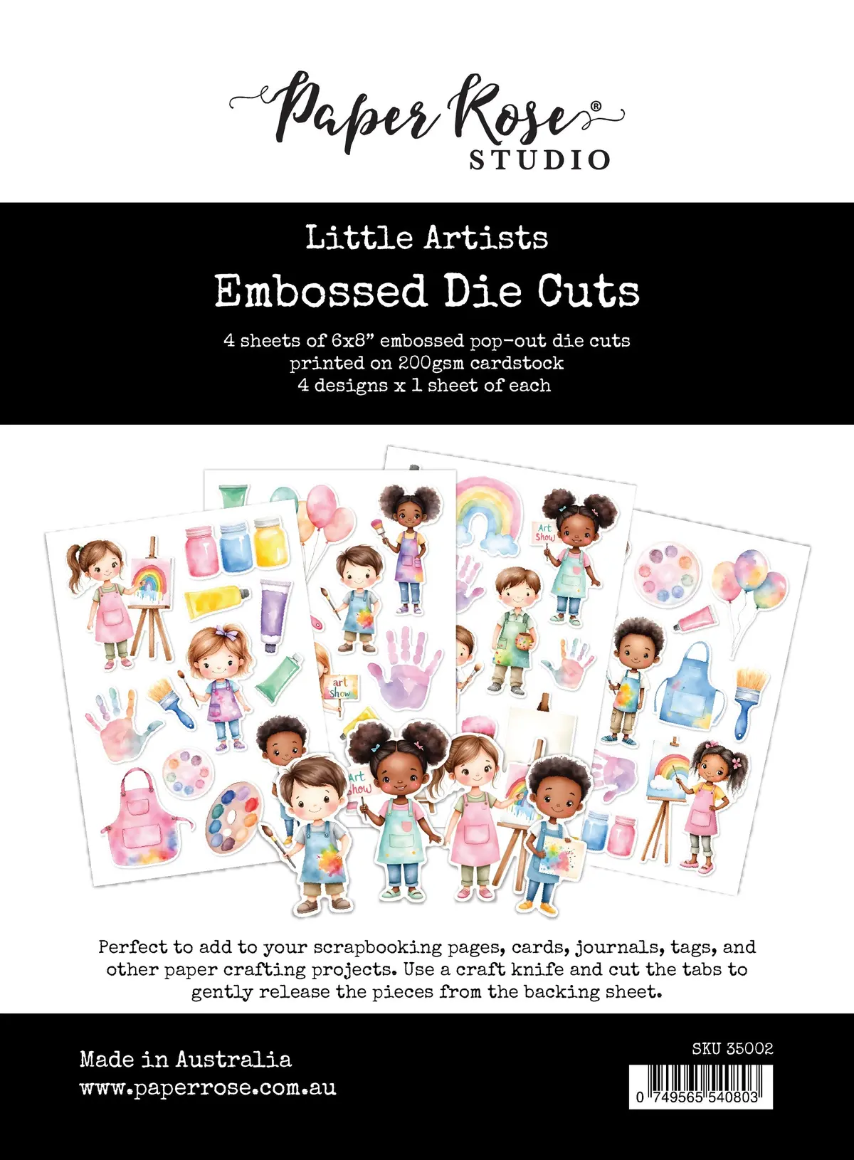 Little Artists Embossed Die Cuts 35002 1