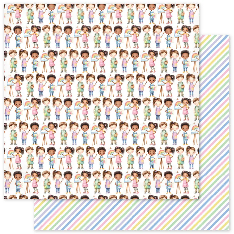 Little Artists Patterns A 12X12 Paper (12Pc Bulk Pack) 35050 1