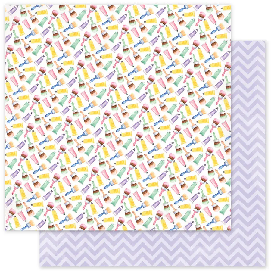 Little Artists Patterns C 12X12 Paper (12Pc Bulk Pack) 35056 1