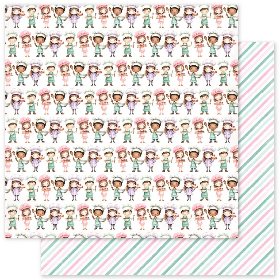 Little Bakers Patterns A 12X12 Paper (12Pc Bulk Pack) 35032 1