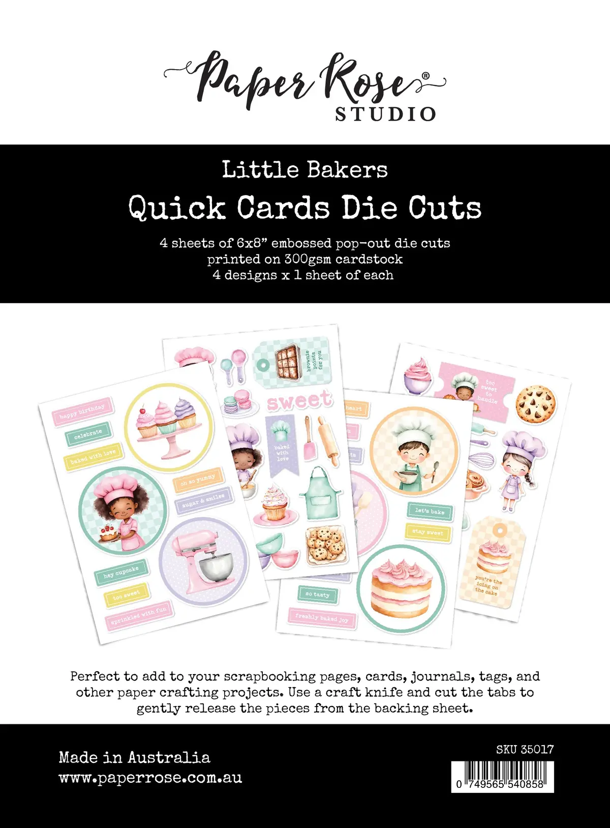 Little Bakers Quick Card Die Cuts 35017 1