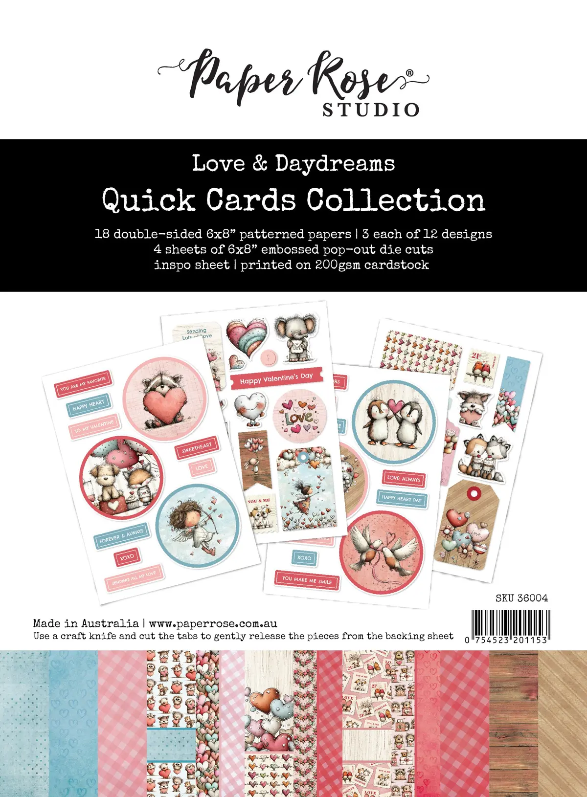 Love & Daydreams 6X8 Quick Cards Kit 36004 1