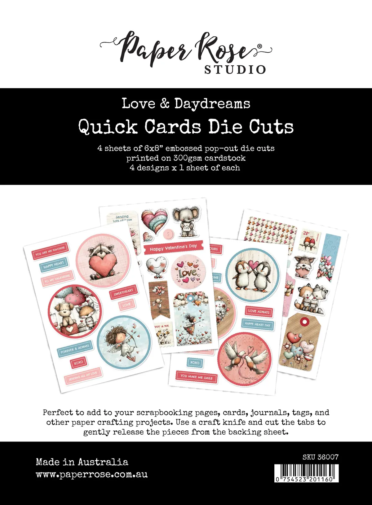 Love & Daydreams 6X8 Quick Cards Die Cuts 36007 1