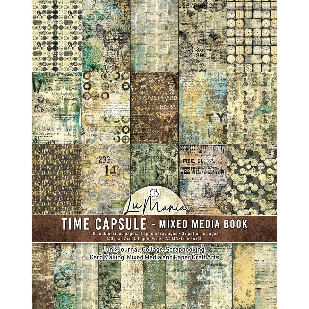 Mixed Media Book Time Capsule A4 Maxi 1