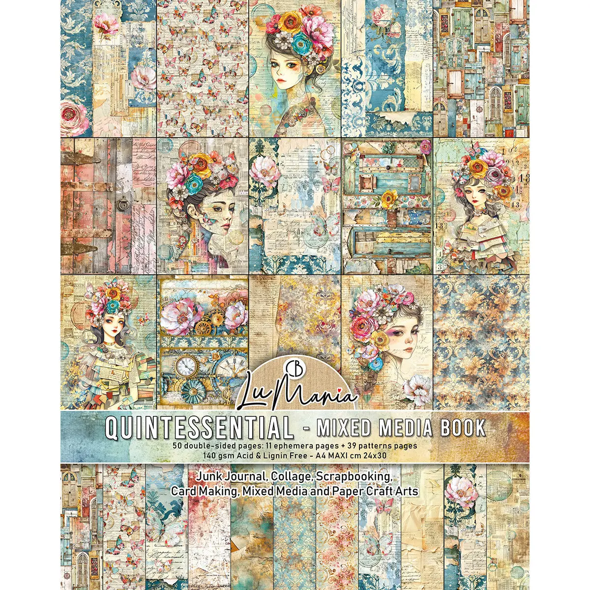 Mixed Media Book Quintessential A4 Maxi 1