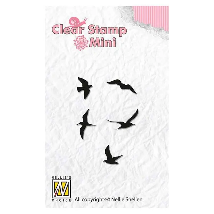 Nellie's Choice - Clear Stamp Birds 1