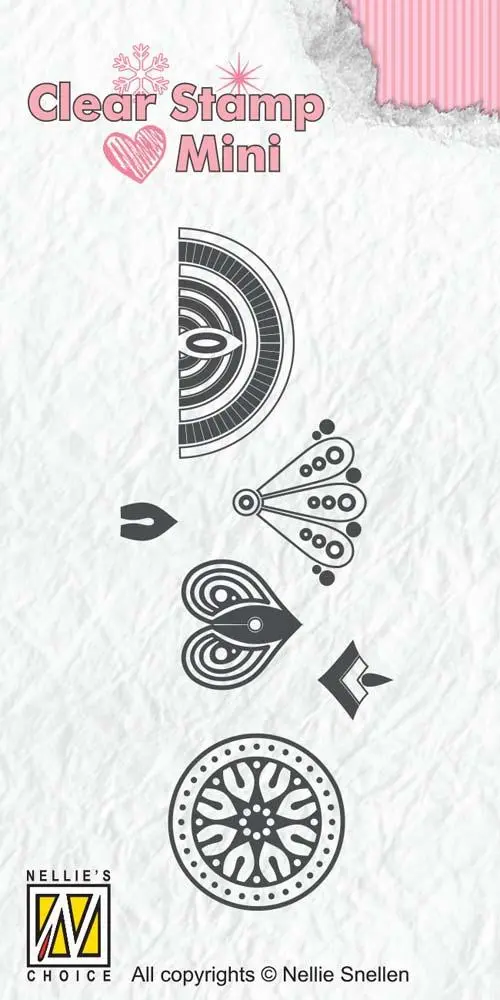 Clear Stamp Minis Flower 3 1