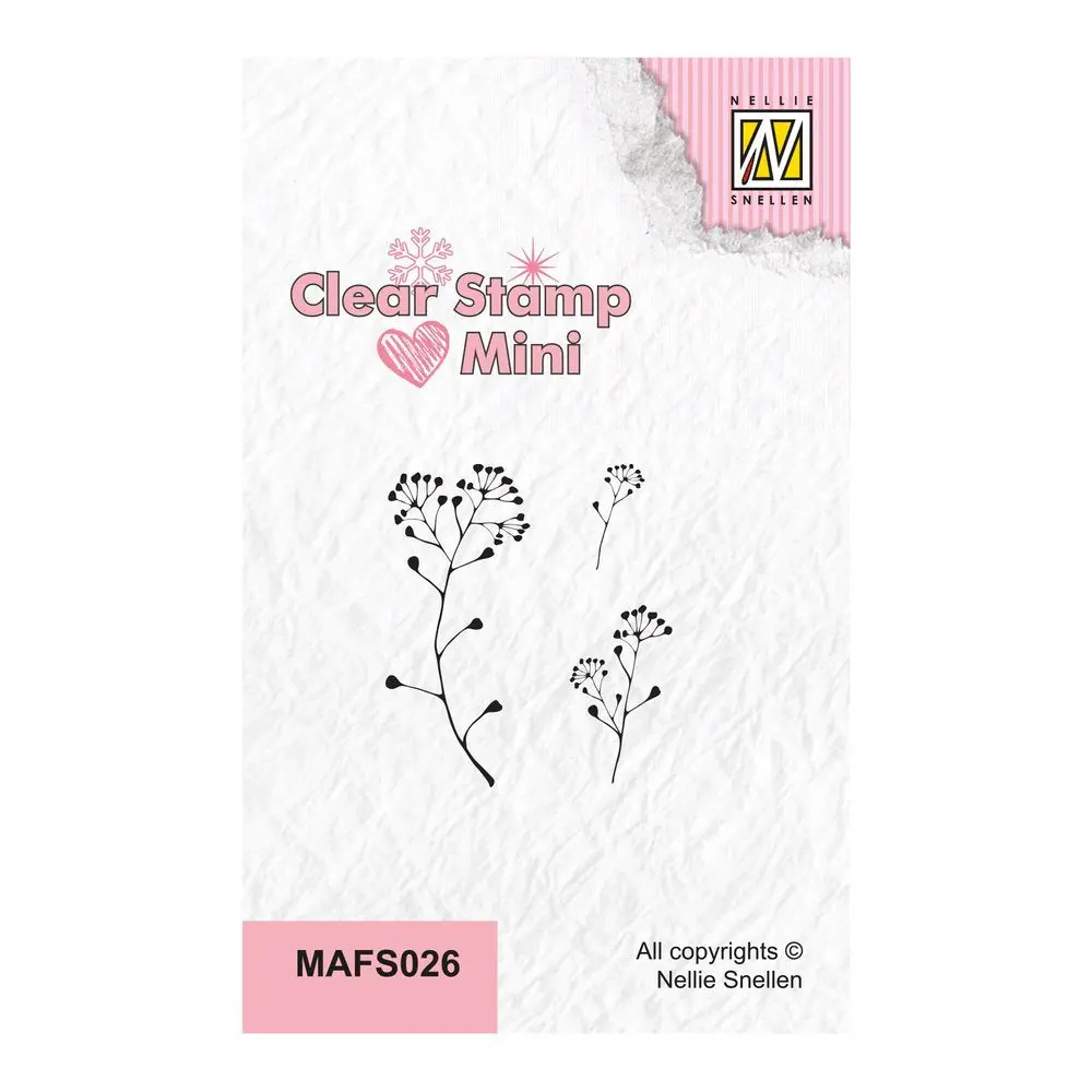 Clear Stamp Mini - Embelliefer Branch 1
