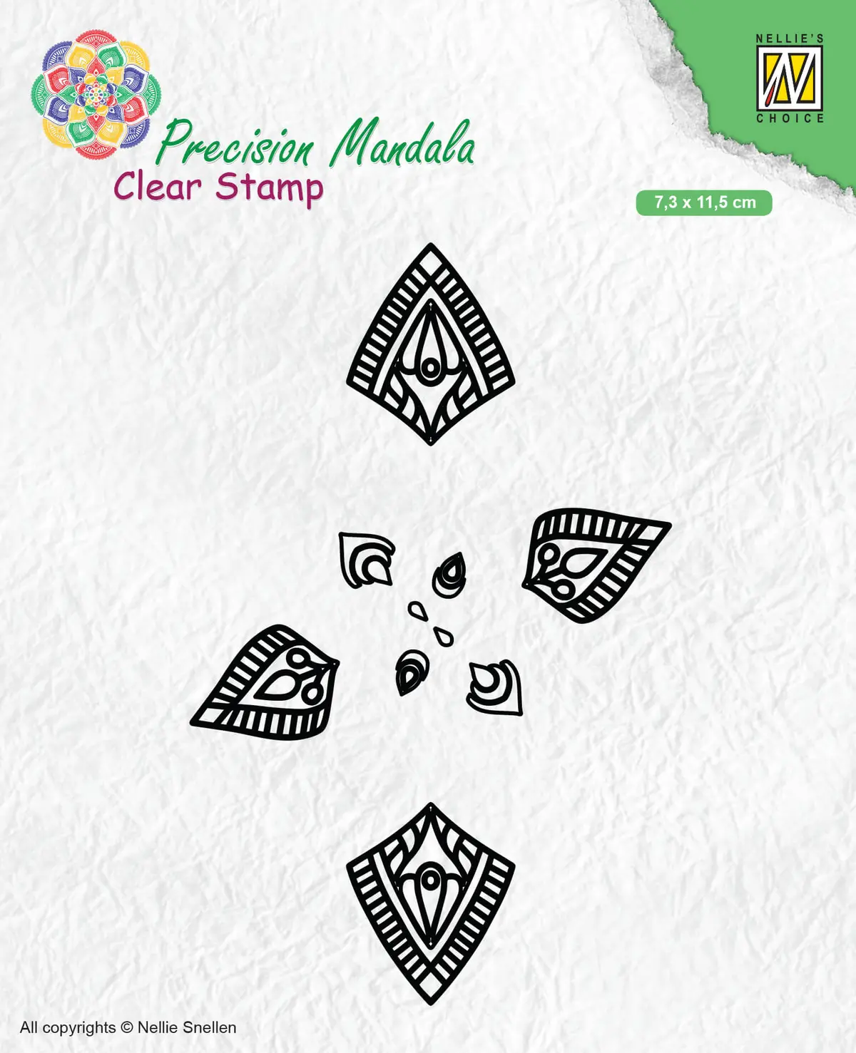 Nelle Choice Precision Stamp - Mandala 1 1