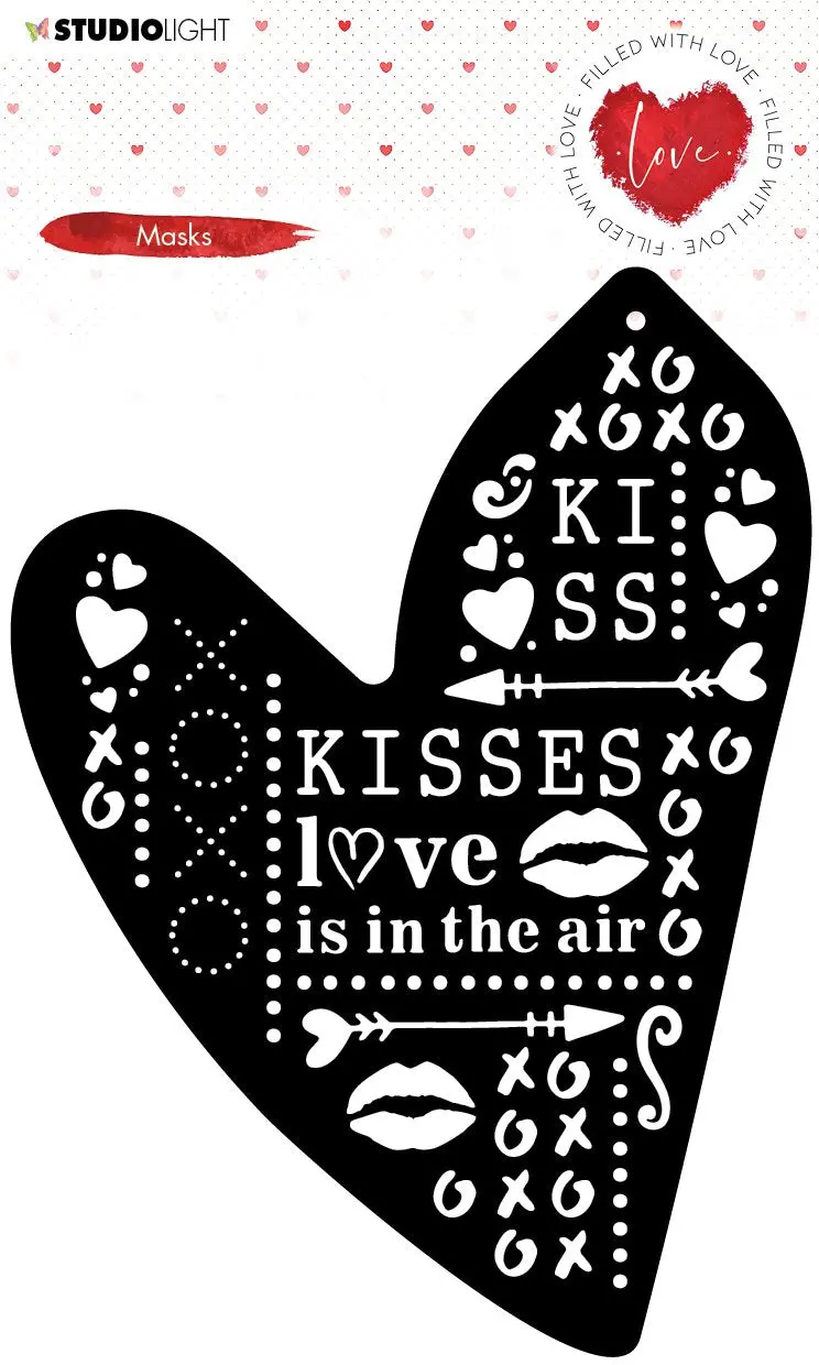 Mask Heart Shaped Texts Filled With Love Nr.57 1