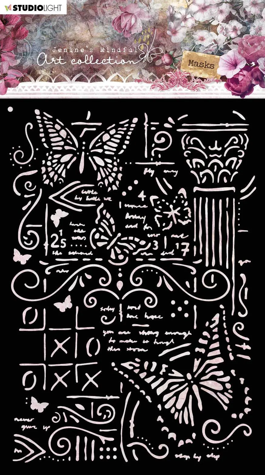 Mask Stencil (1) A5 Jenine's Mindful Art 3.0 Nr.06 1