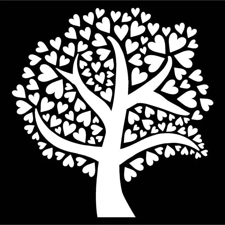 That Special Touch 6"X 6" Mask - Love Tree 1